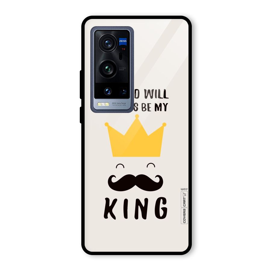 My King Dad Glass Back Case for Vivo X60 Pro Plus