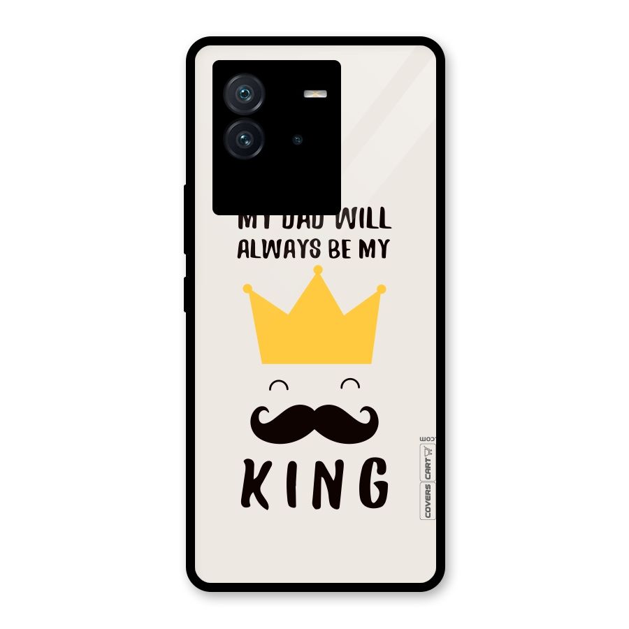 My King Dad Glass Back Case for Vivo iQOO Neo 6 5G
