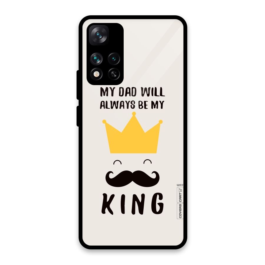 My King Dad Glass Back Case for Xiaomi 11i HyperCharge 5G