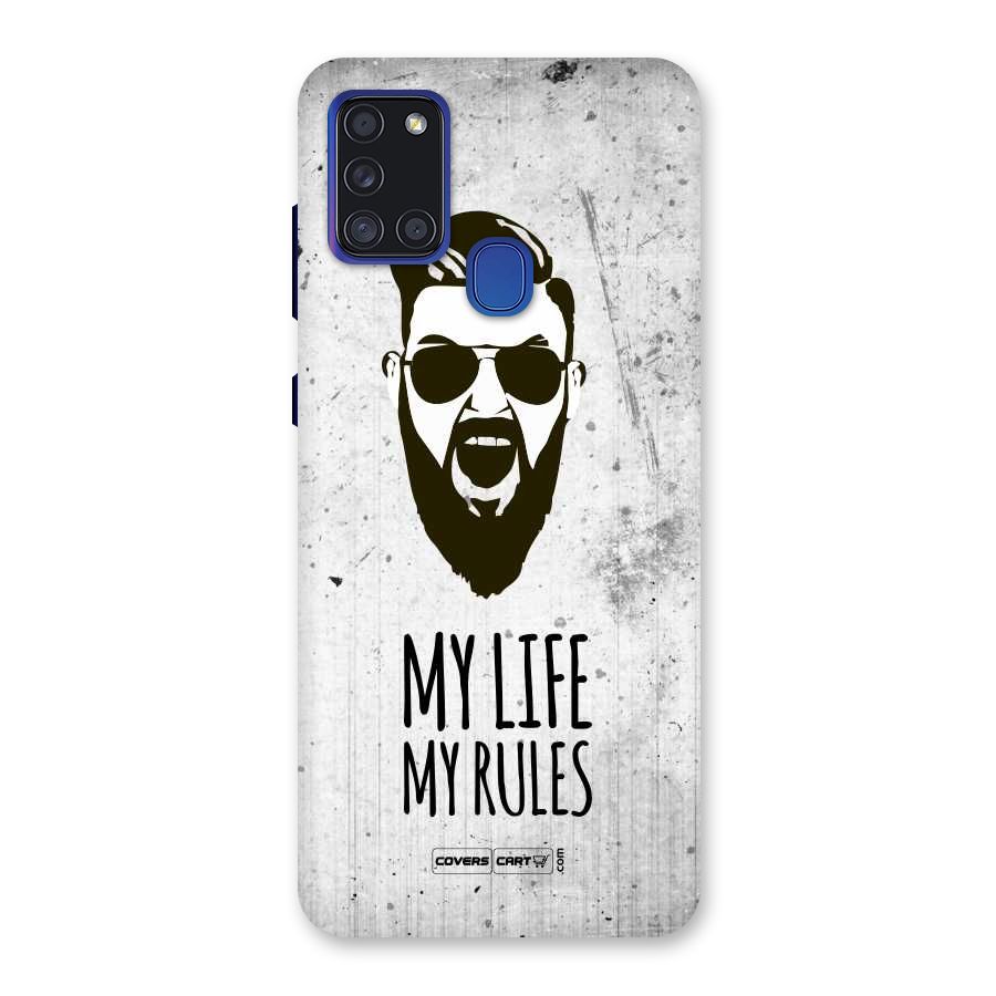 My Life My Rules Back Case for Galaxy A21s