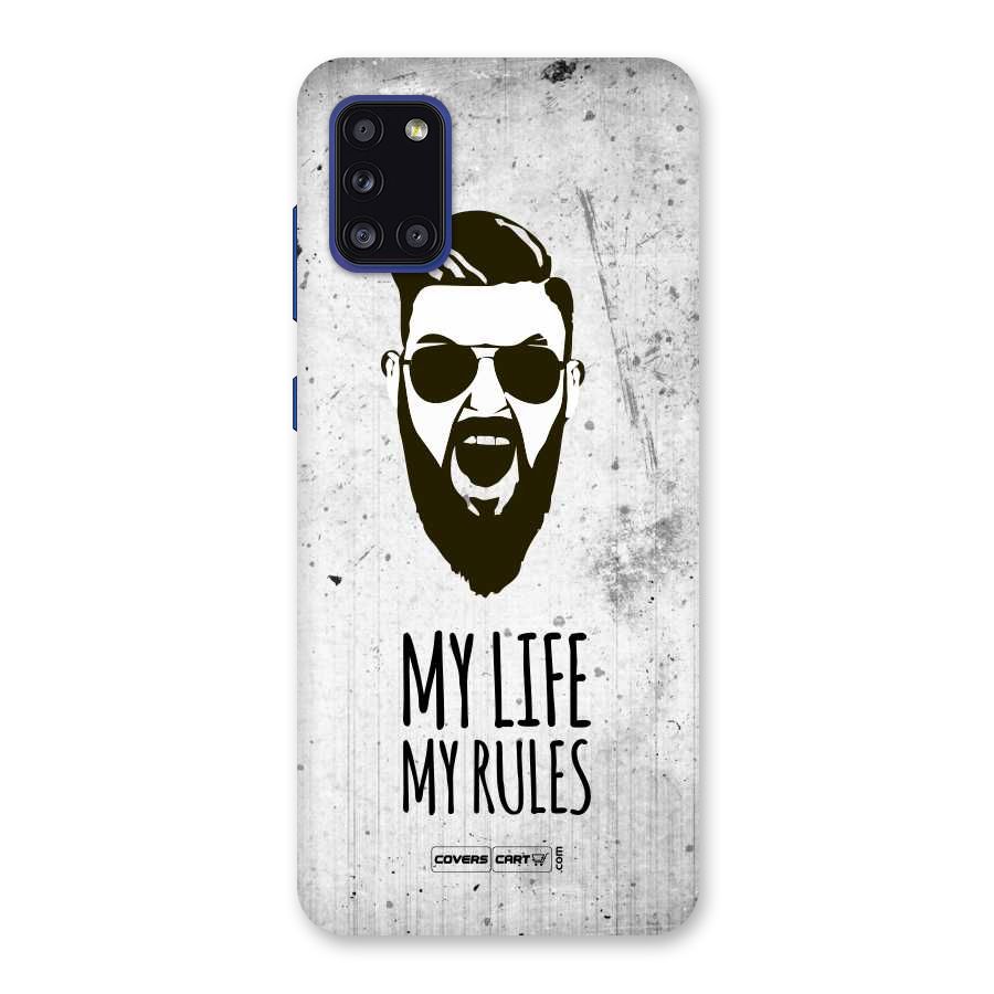 My Life My Rules Back Case for Galaxy A31