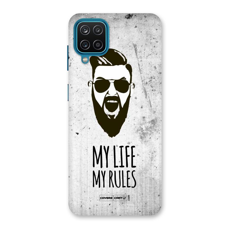 My Life My Rules Back Case for Galaxy F12