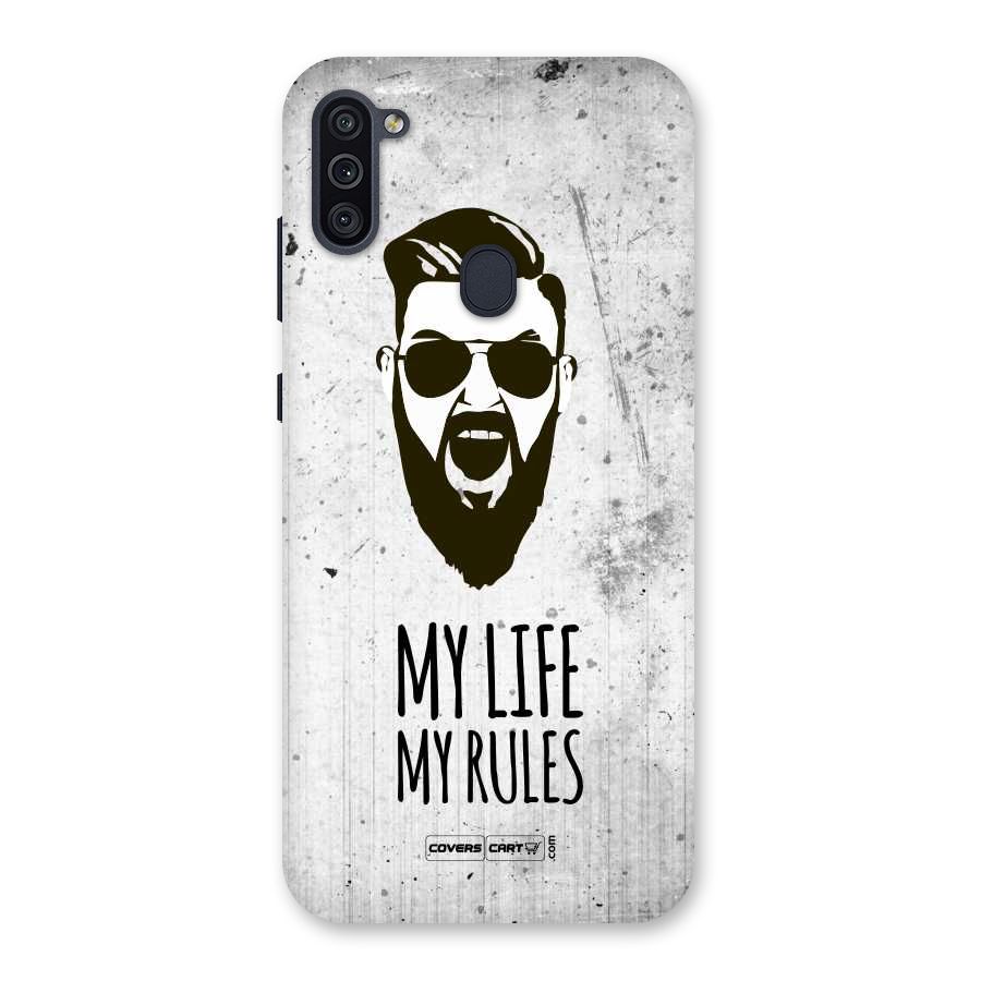 My Life My Rules Back Case for Galaxy M11