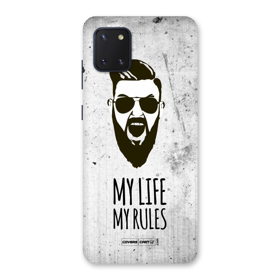 My Life My Rules Back Case for Galaxy Note 10 Lite