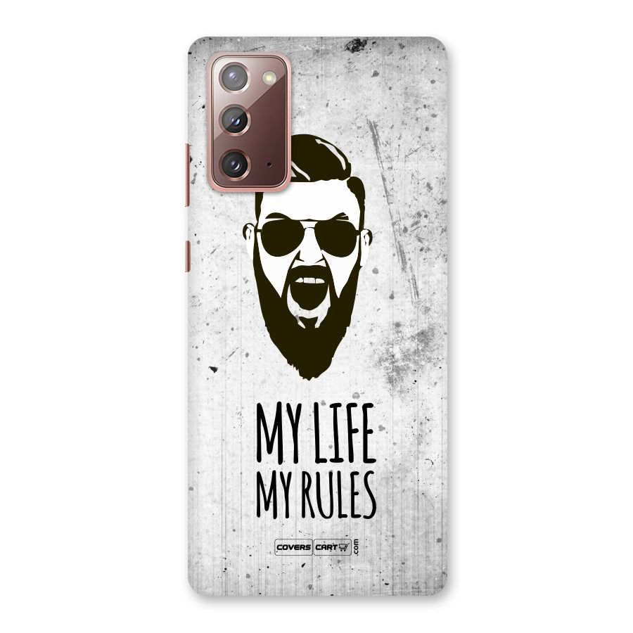 My Life My Rules Back Case for Galaxy Note 20