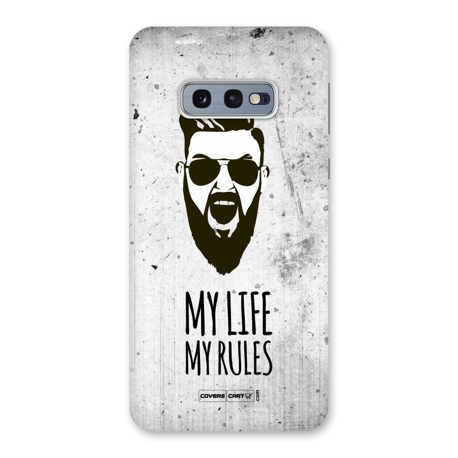 My Life My Rules Back Case for Galaxy S10e