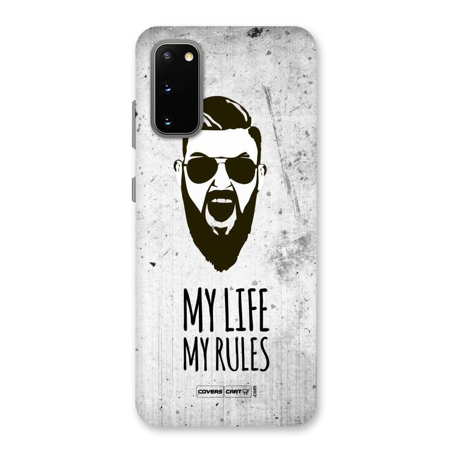 My Life My Rules Back Case for Galaxy S20