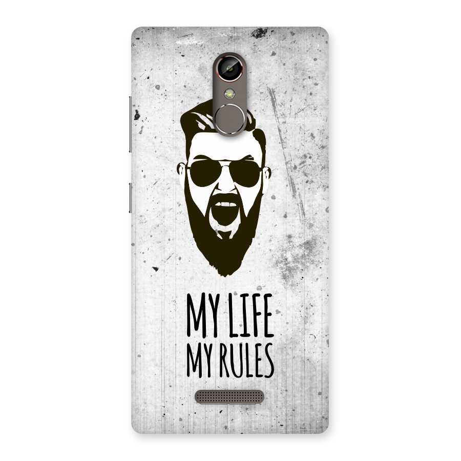 My Life My Rules Back Case for Gionee S6s