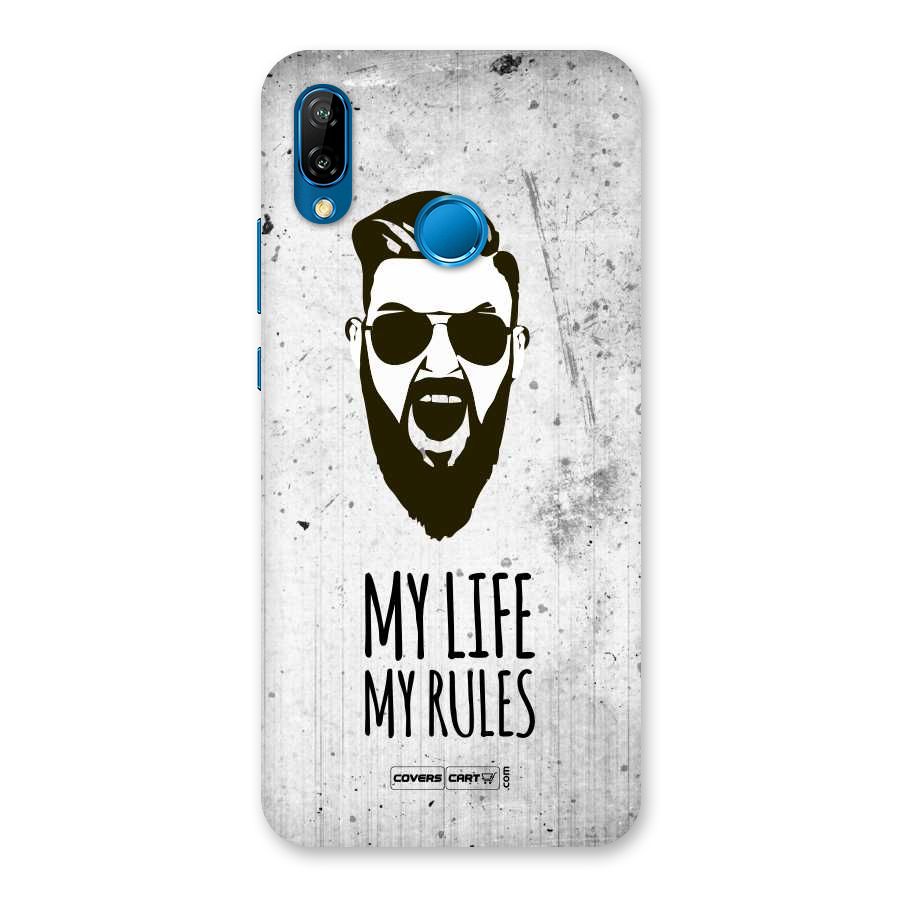 My Life My Rules Back Case for Huawei P20 Lite