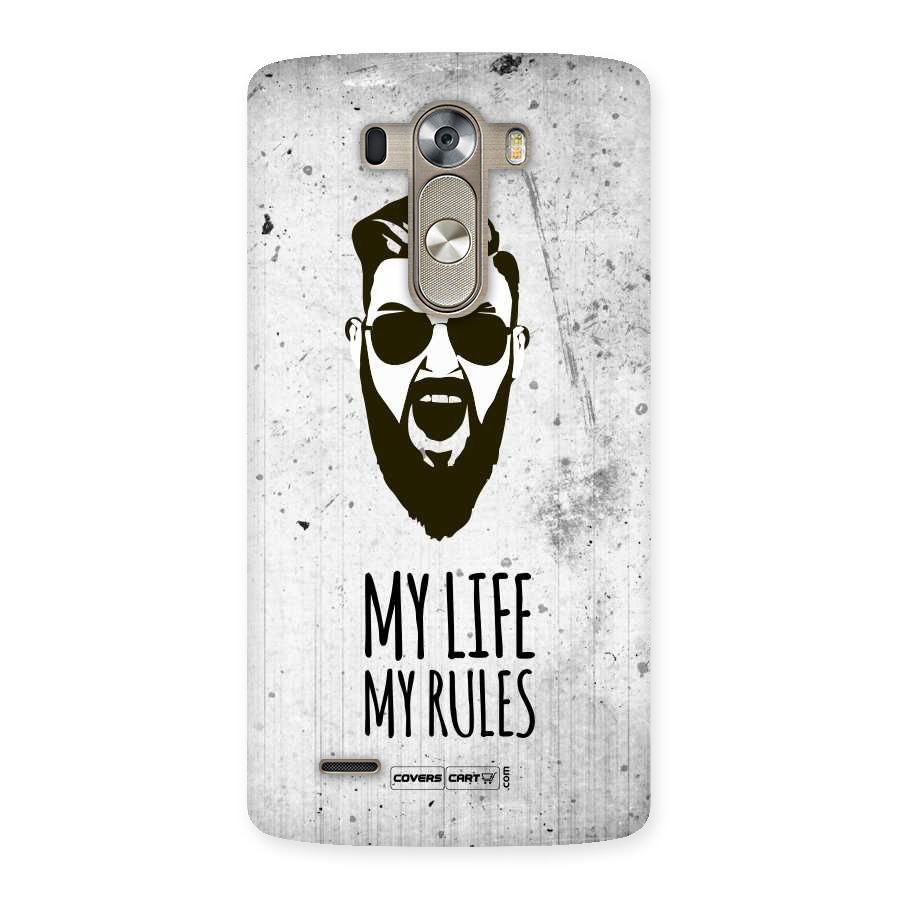 My Life My Rules Back Case for LG G3