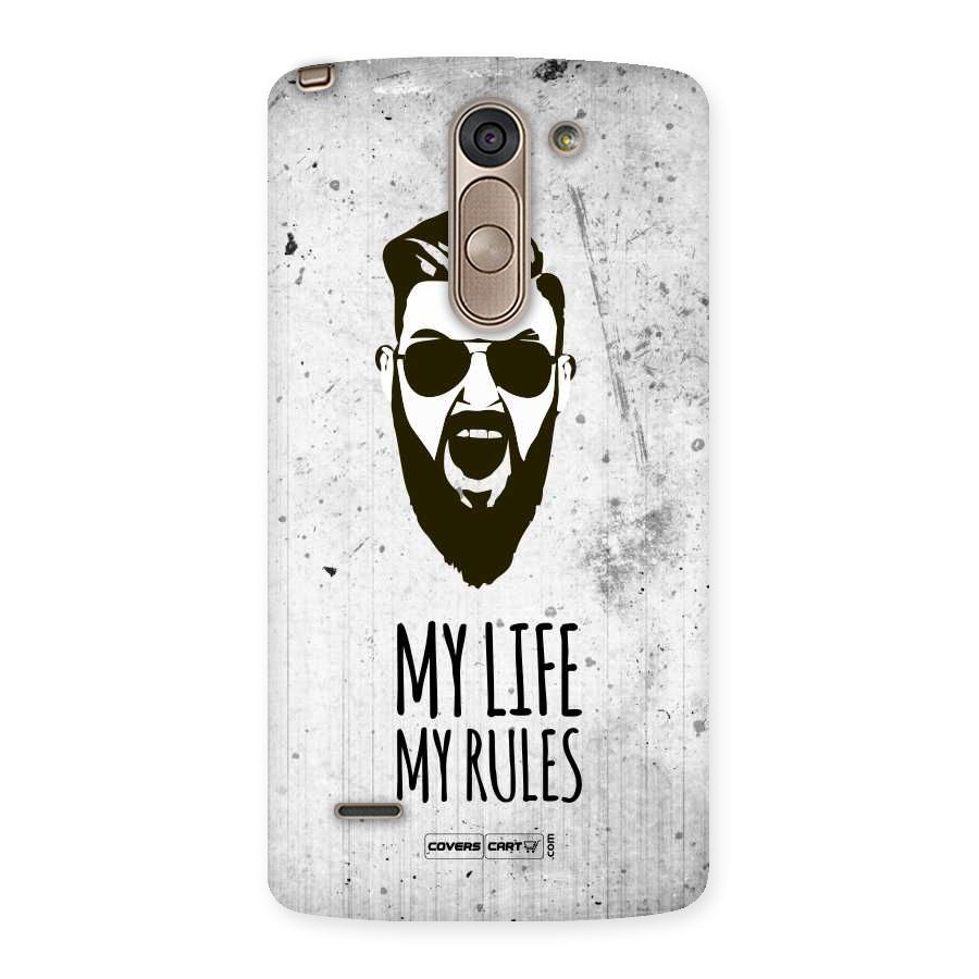 My Life My Rules Back Case for LG G3 Stylus