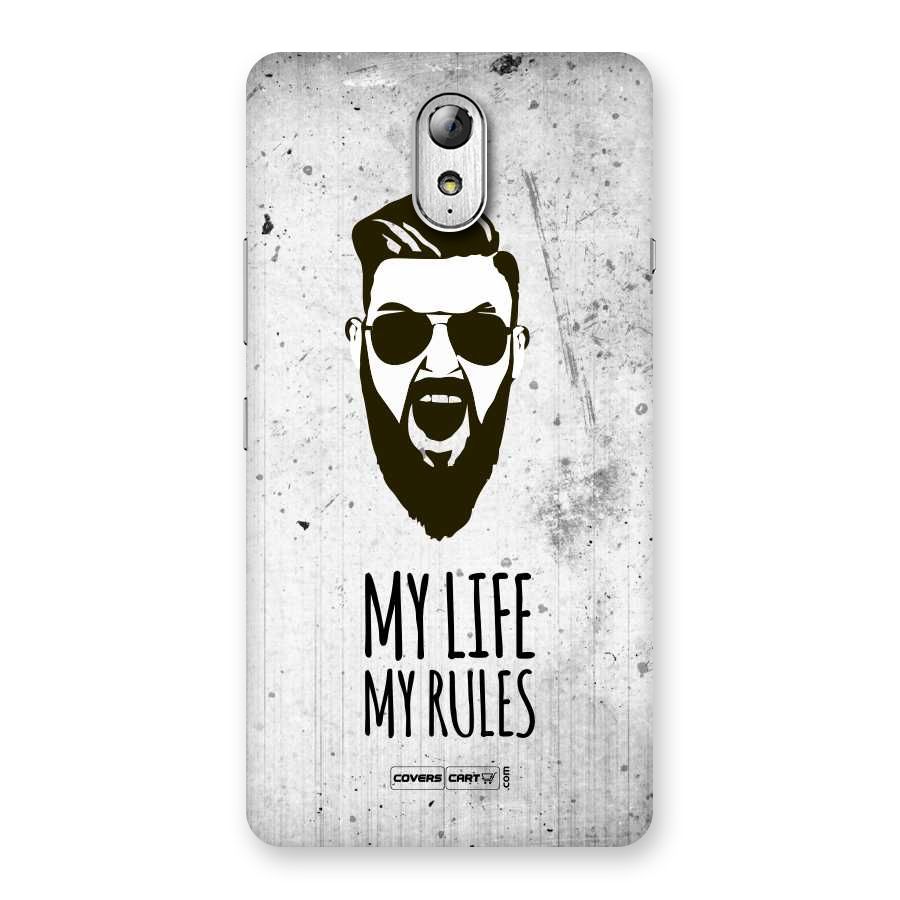 My Life My Rules Back Case for Lenovo Vibe P1M