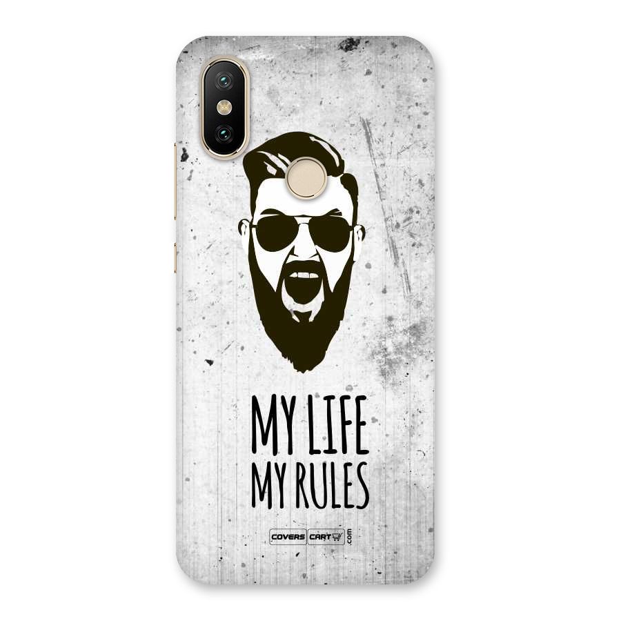 My Life My Rules Back Case for Mi A2