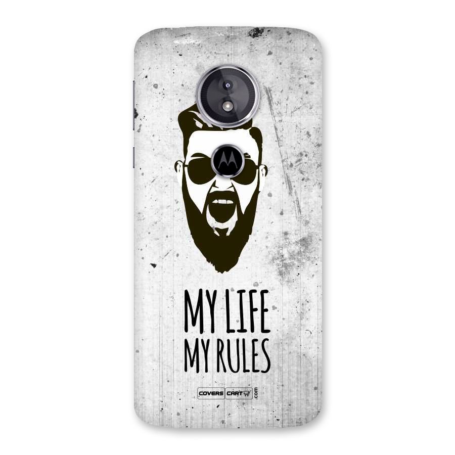My Life My Rules Back Case for Moto E5