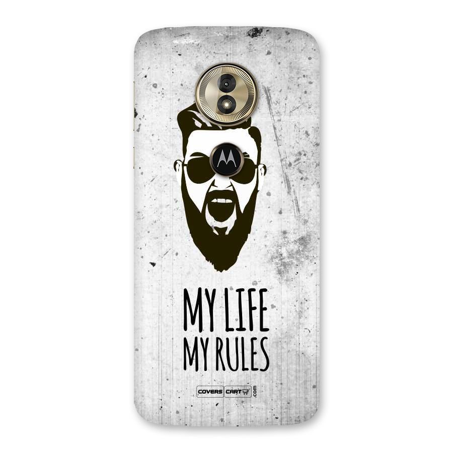 My Life My Rules Back Case for Moto G6 Play