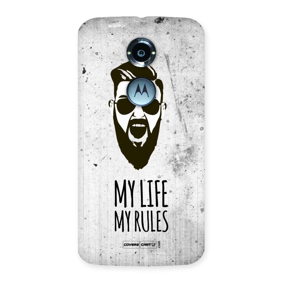 My Life My Rules Back Case for Moto X 2nd Gen