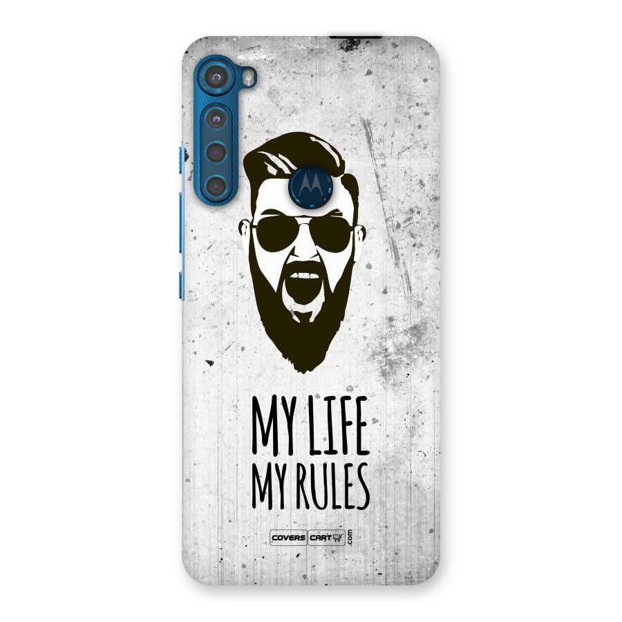 My Life My Rules Back Case for Motorola One Fusion Plus