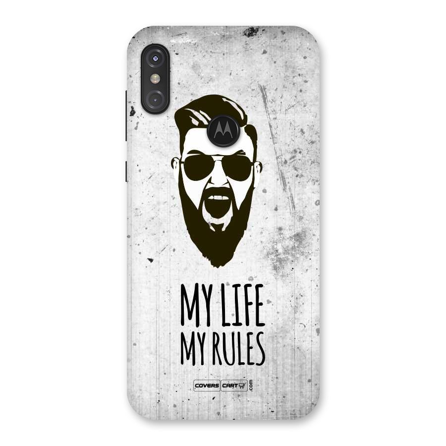 My Life My Rules Back Case for Motorola One Power