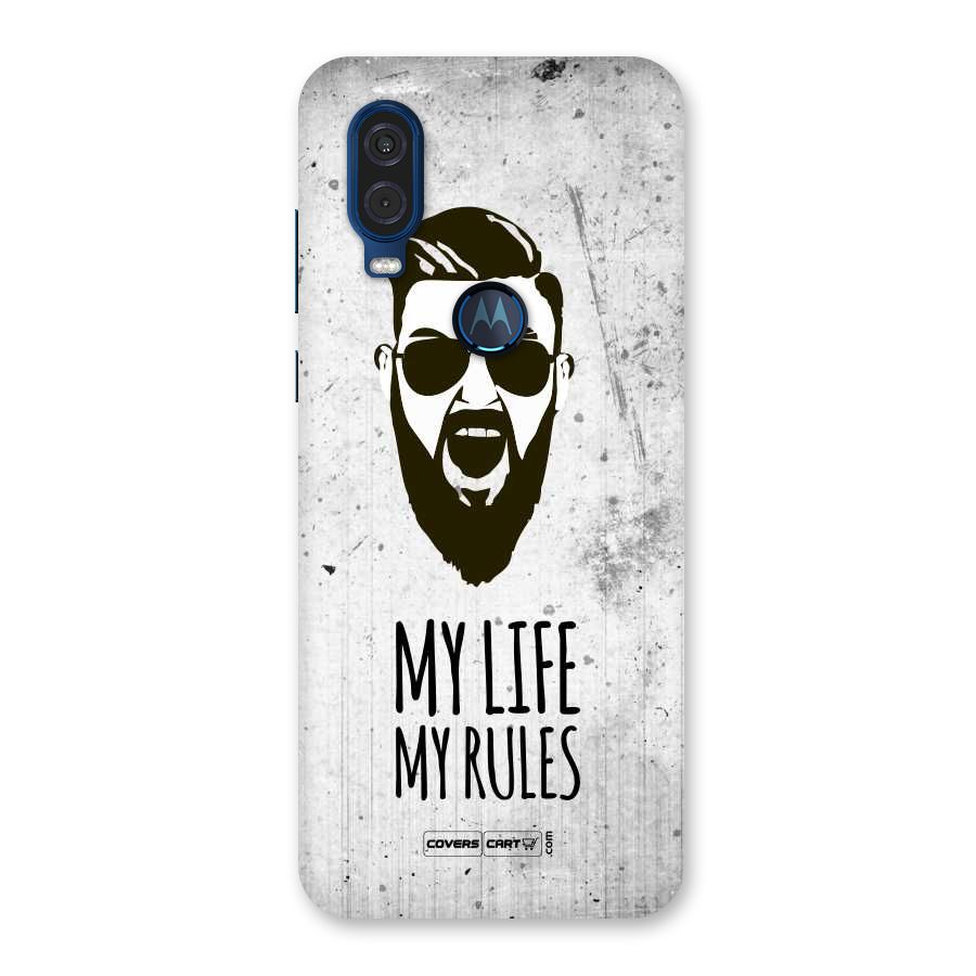 My Life My Rules Back Case for Motorola One Vision