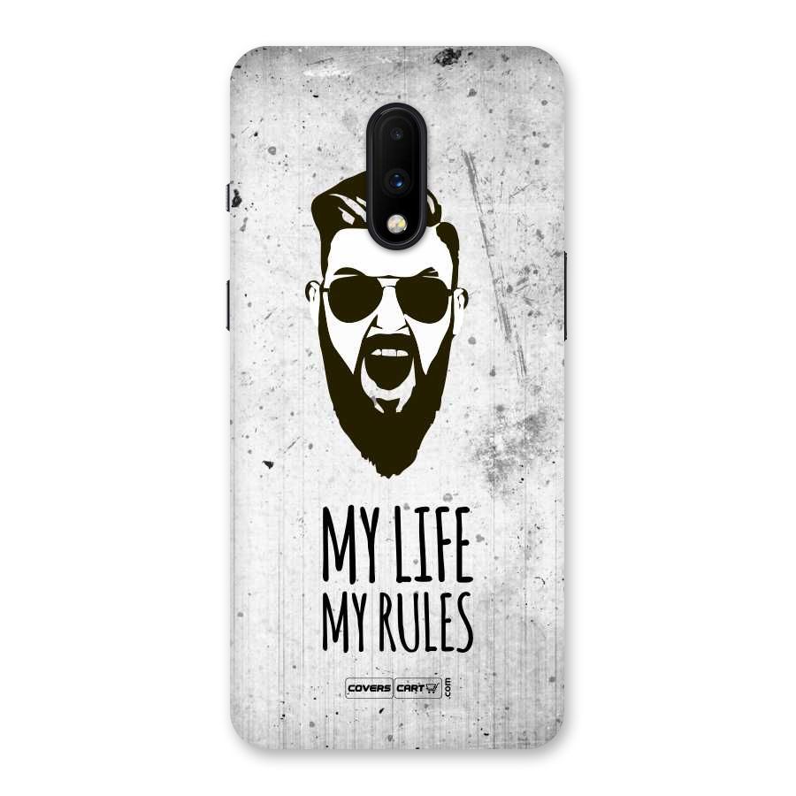 My Life My Rules Back Case for OnePlus 7