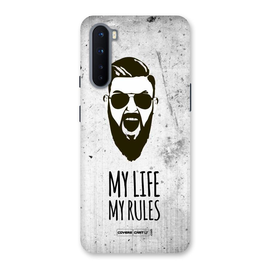 My Life My Rules Back Case for OnePlus Nord