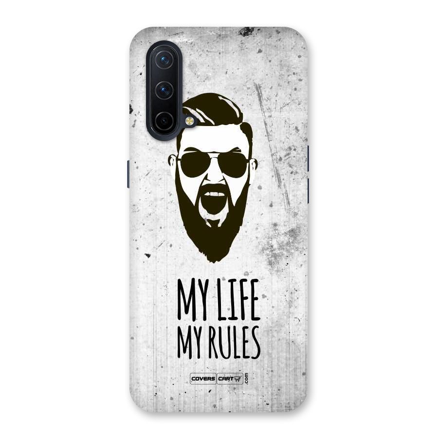 My Life My Rules Back Case for OnePlus Nord CE 5G