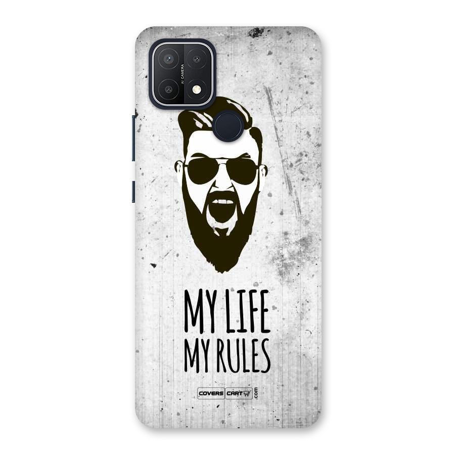 My Life My Rules Back Case for Oppo A15