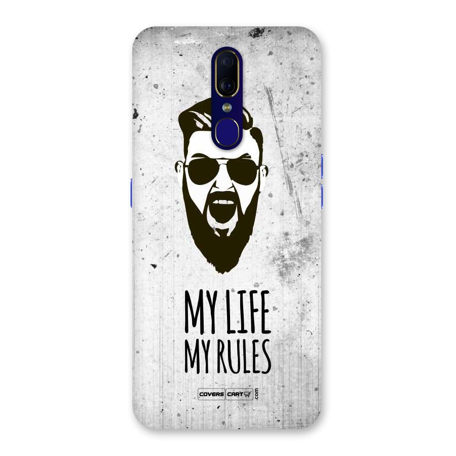 My Life My Rules Back Case for Oppo A9