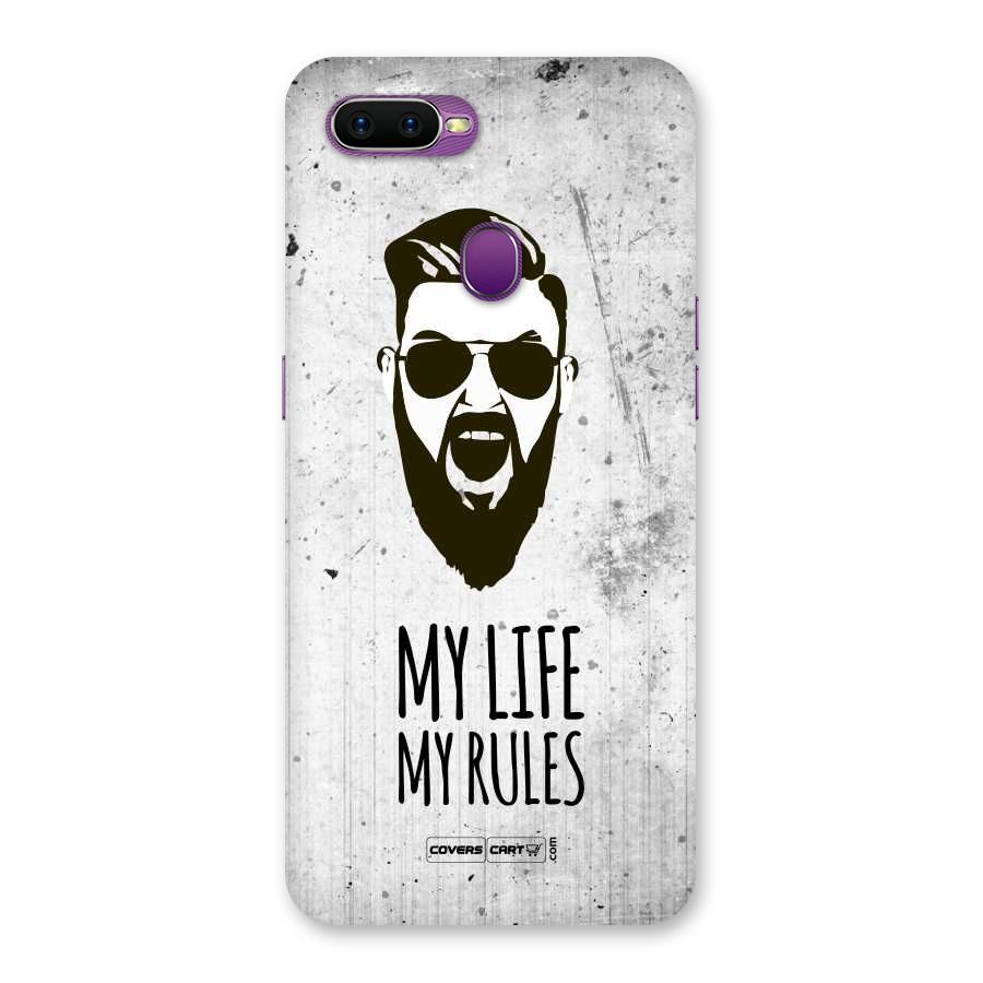 My Life My Rules Back Case for Oppo F9
