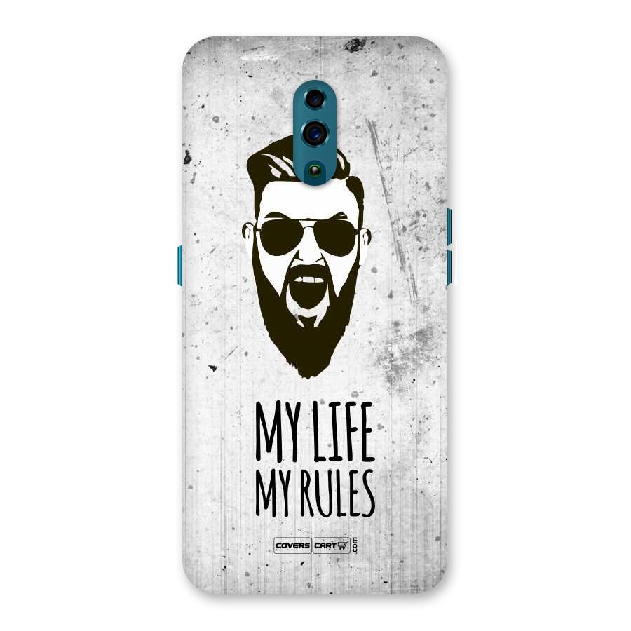 My Life My Rules Back Case for Oppo Reno