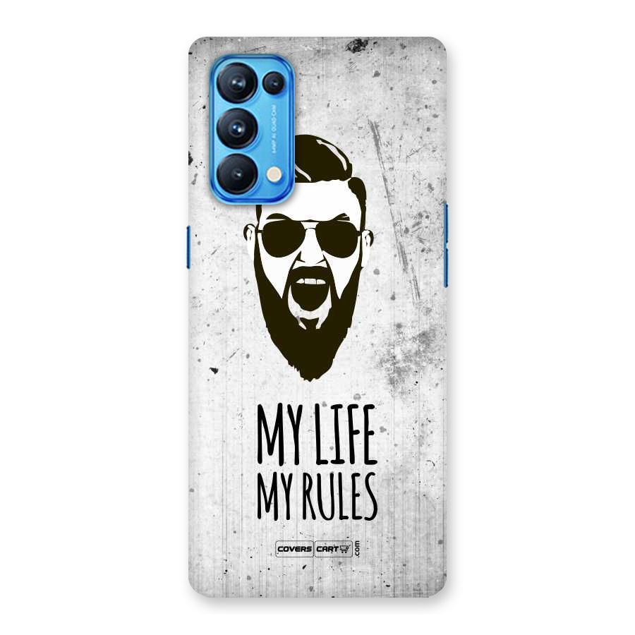 My Life My Rules Back Case for Oppo Reno5 Pro 5G