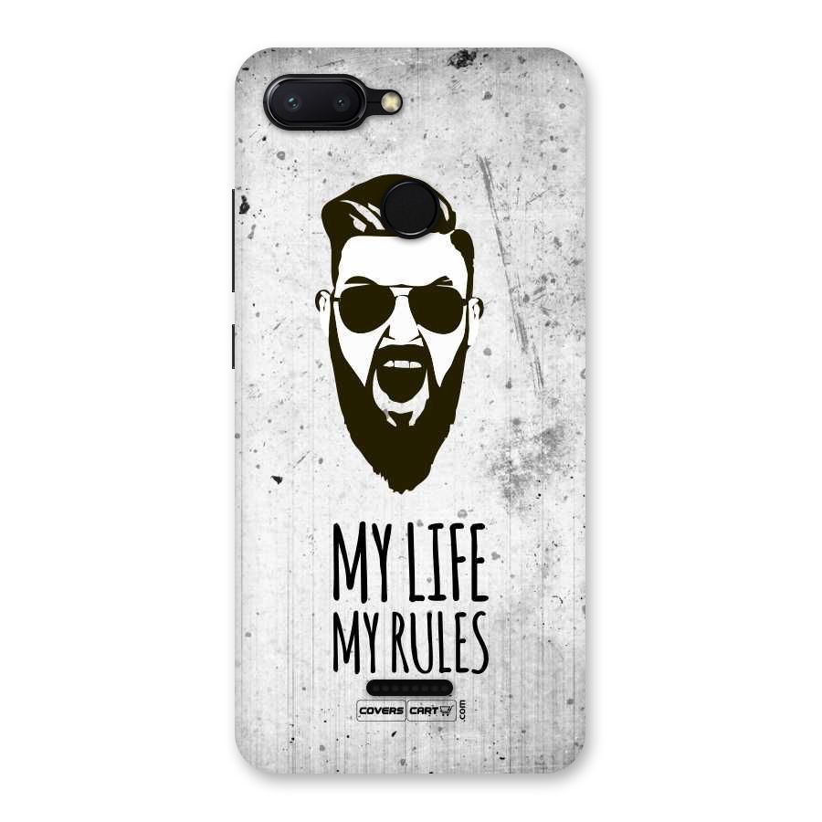 My Life My Rules Back Case for Redmi 6