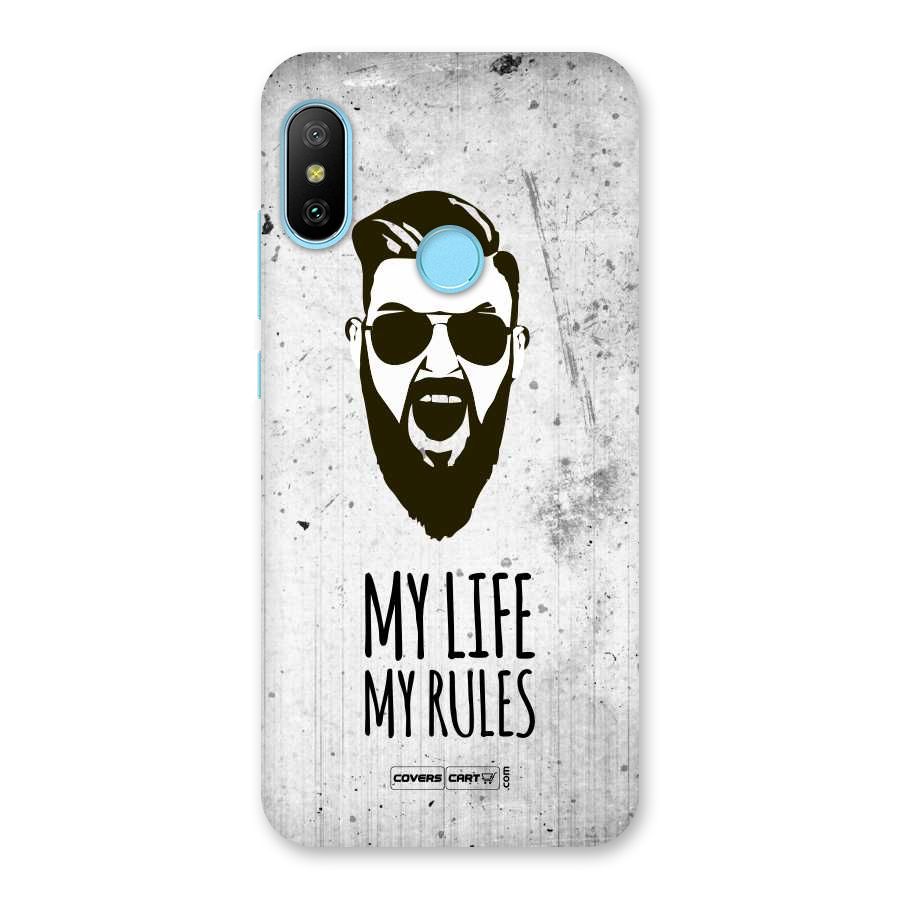 My Life My Rules Back Case for Redmi 6 Pro