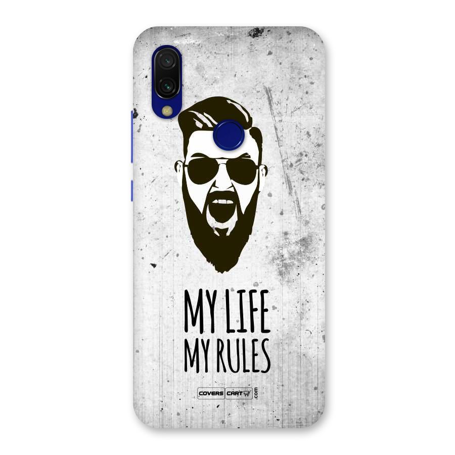My Life My Rules Back Case for Redmi 7