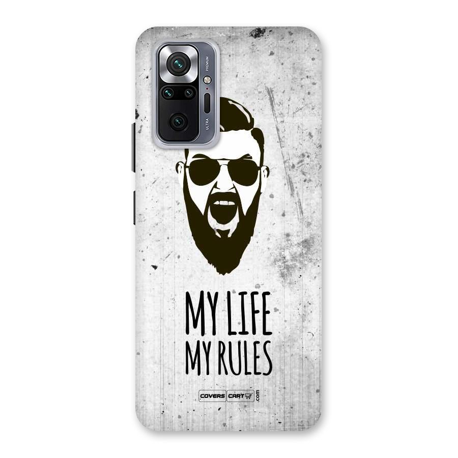 My Life My Rules Back Case for Redmi Note 10 Pro