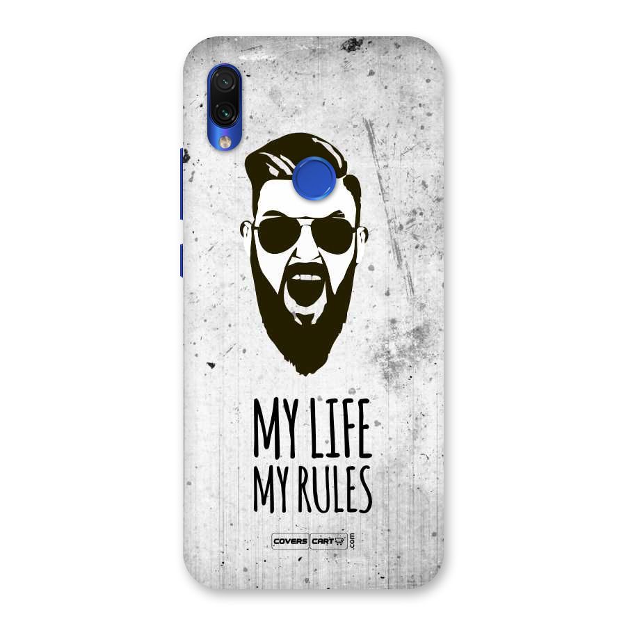 My Life My Rules Back Case for Redmi Note 7S