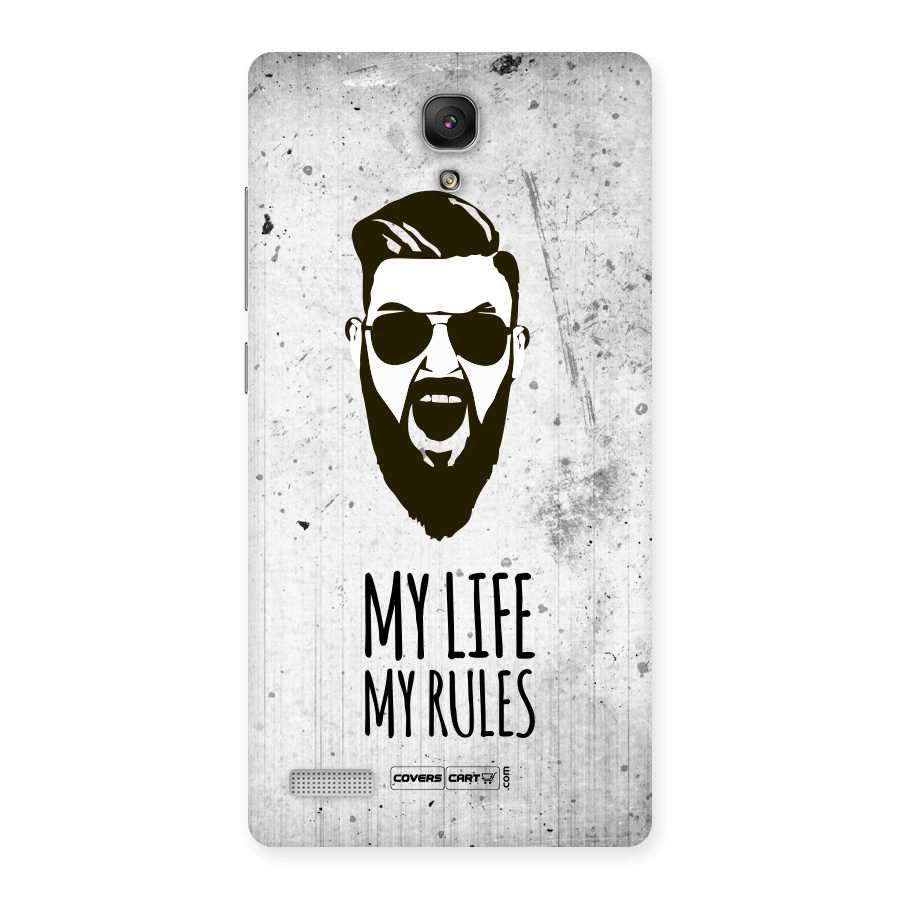 My Life My Rules Back Case for Redmi Note Prime