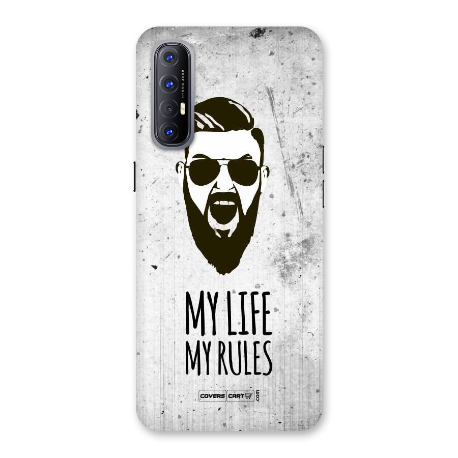 My Life My Rules Back Case for Reno3 Pro