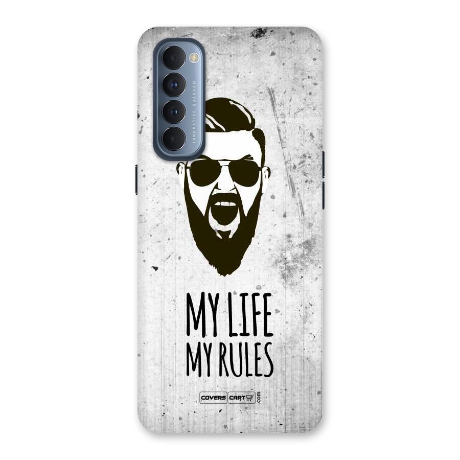 My Life My Rules Back Case for Reno4 Pro