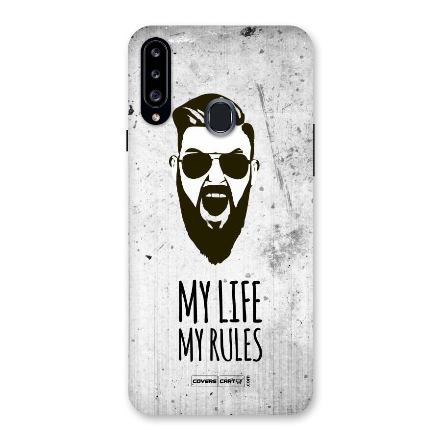 My Life My Rules Back Case for Samsung Galaxy A20s
