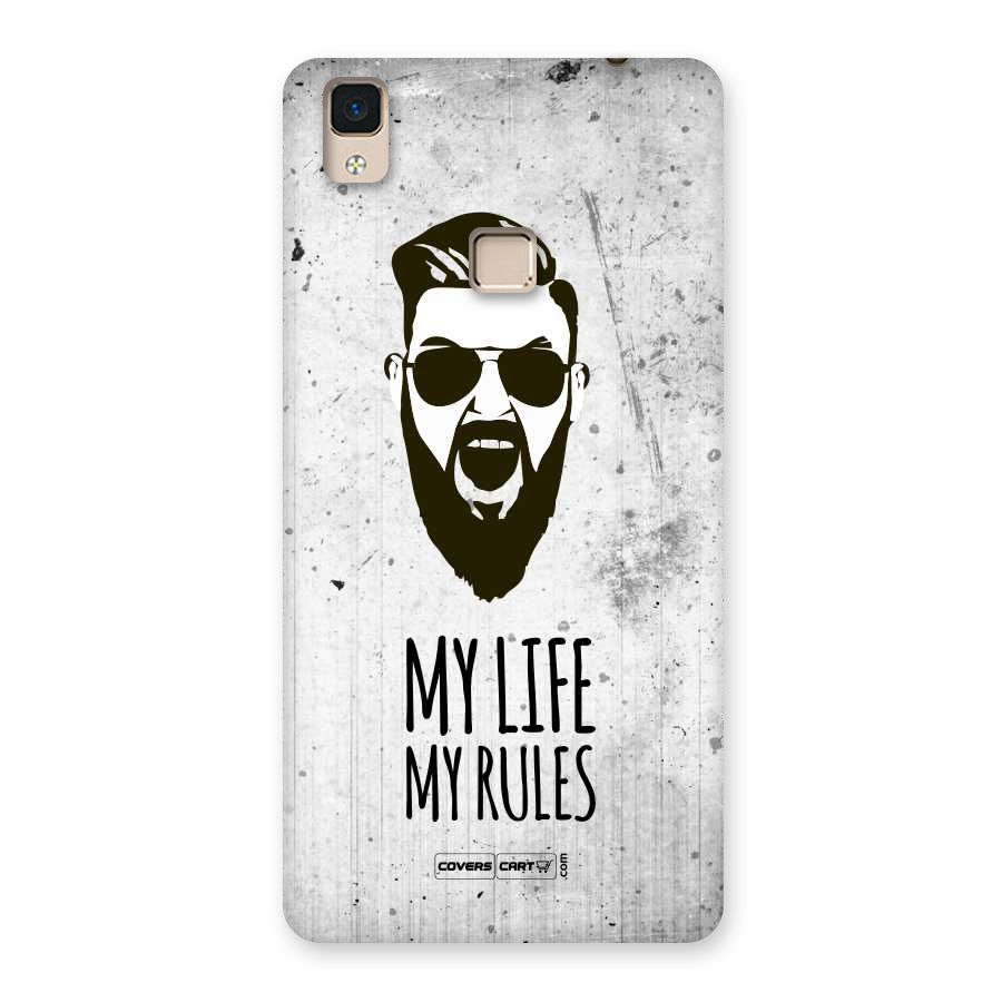 My Life My Rules Back Case for V3 Max