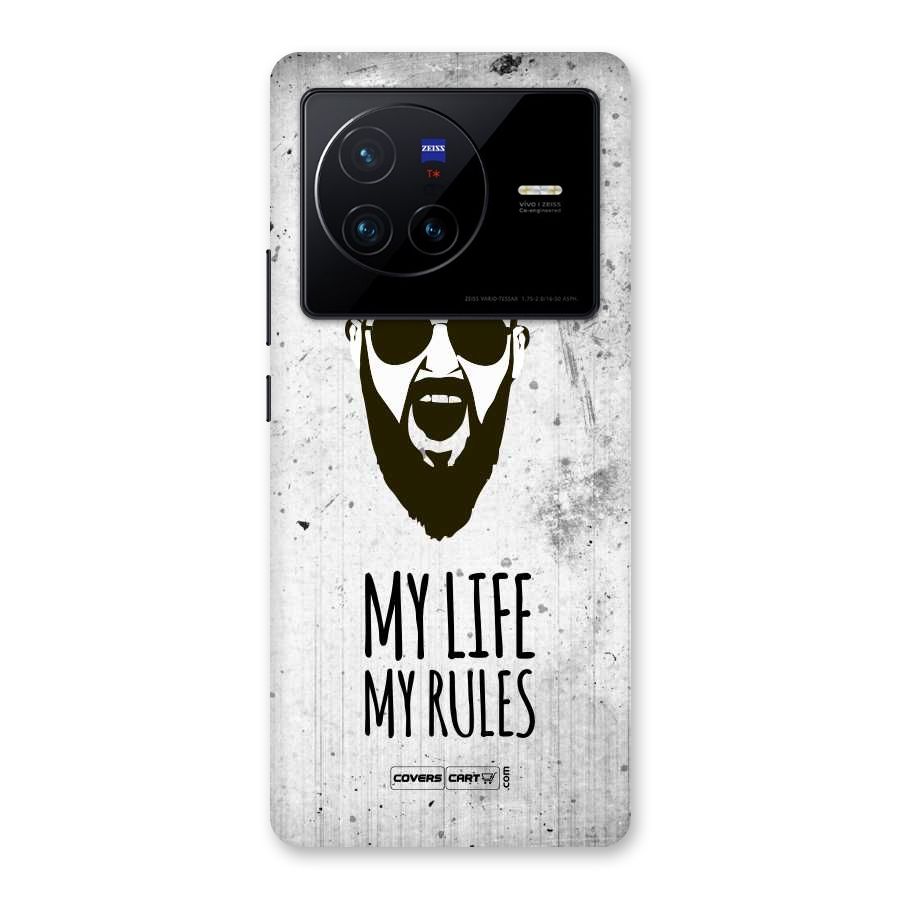 My Life My Rules Back Case for Vivo X80