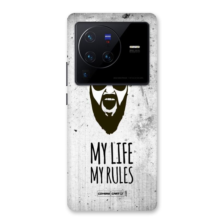 My Life My Rules Back Case for Vivo X80 Pro