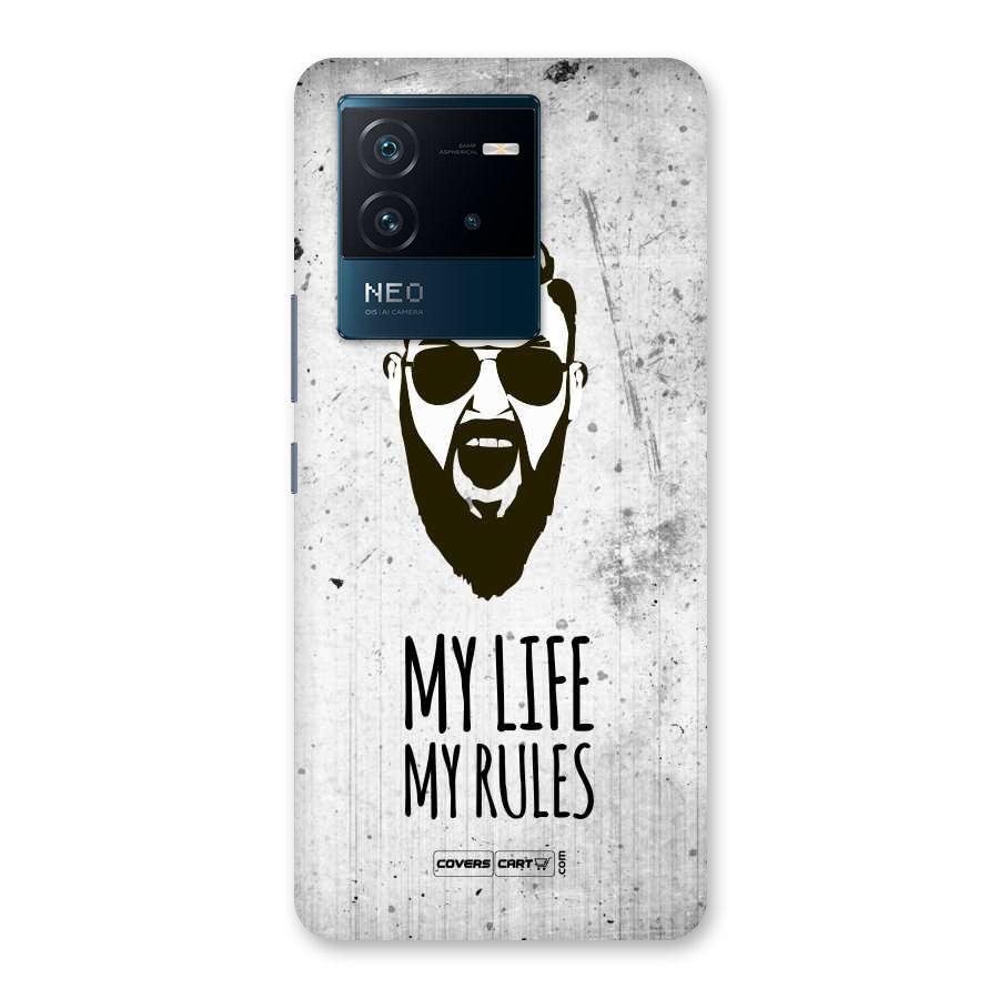 My Life My Rules Back Case for Vivo iQOO Neo 6 5G