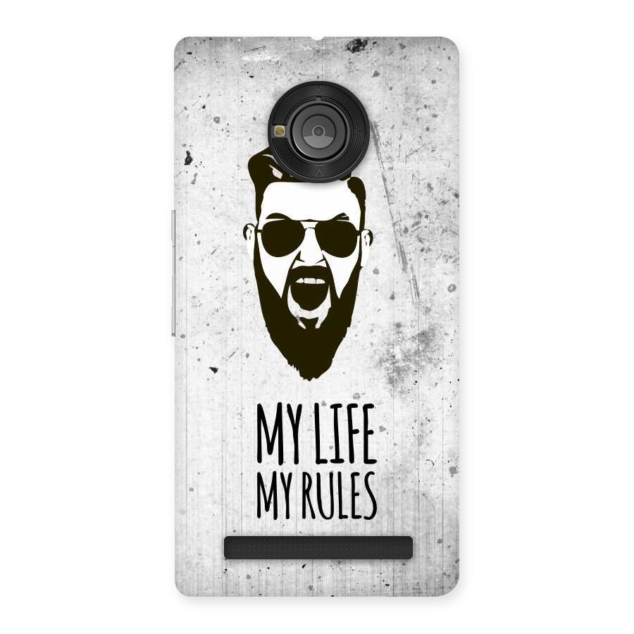 My Life My Rules Back Case for Yu Yunique
