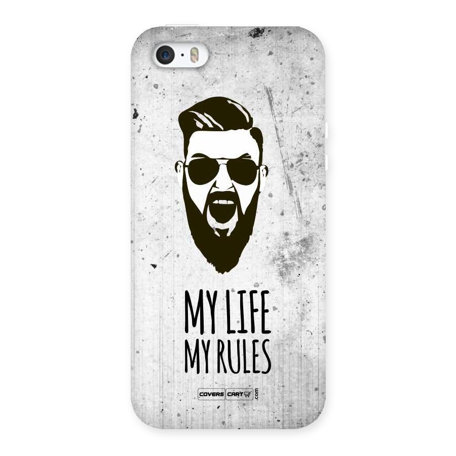My Life My Rules Back Case for iPhone SE