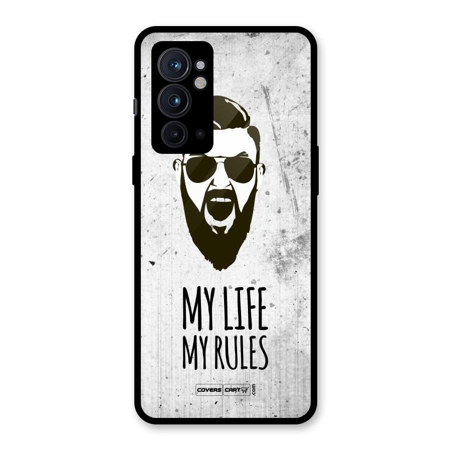 My Life My Rules Glass Back Case for OnePlus 9RT 5G