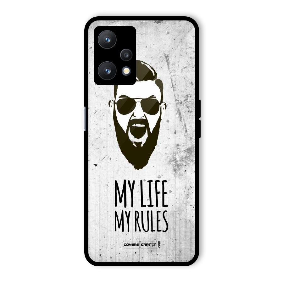 My Life My Rules Glass Back Case for Realme 9 Pro 5G