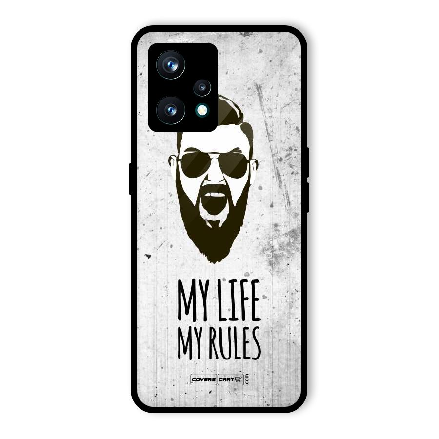 My Life My Rules Glass Back Case for Realme 9 Pro Plus 5G