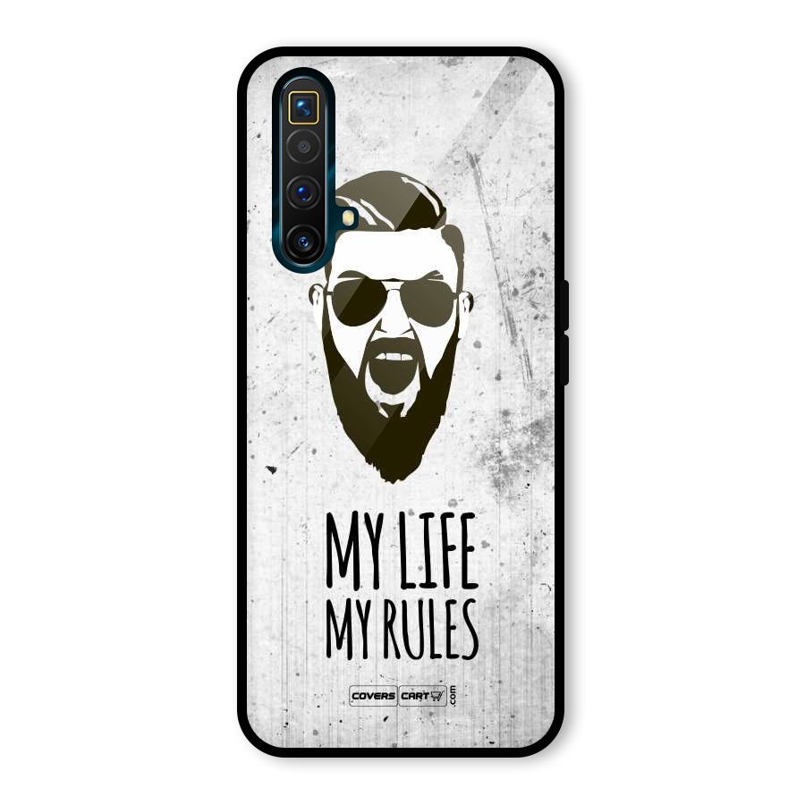 My Life My Rules Glass Back Case for Realme X3